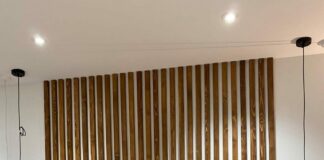 Использования реечных перегородок в интерьере