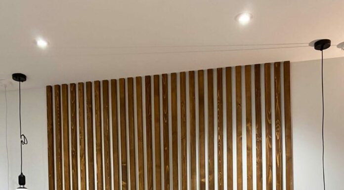 Использования реечных перегородок в интерьере