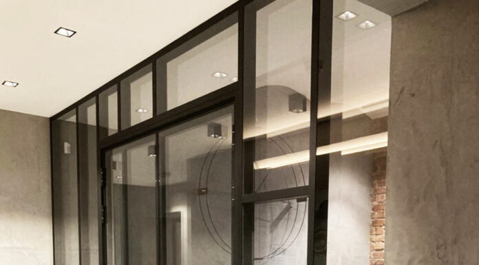 Виды стеклянных перегородок