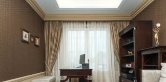 Как выбрать карниз для гостиной одинарный или двойной?