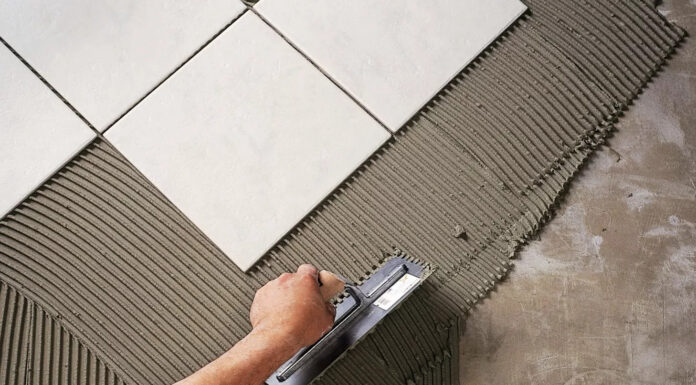 Подготовка к укладке половой плитки