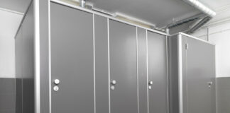 Сантехнические перегородки – возможность зонировать санузлы общественного пользования