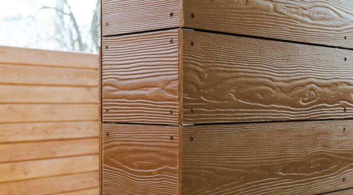 Имитация дерева на фасаде, террасе, полу