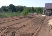 Выравнивание дачного участка