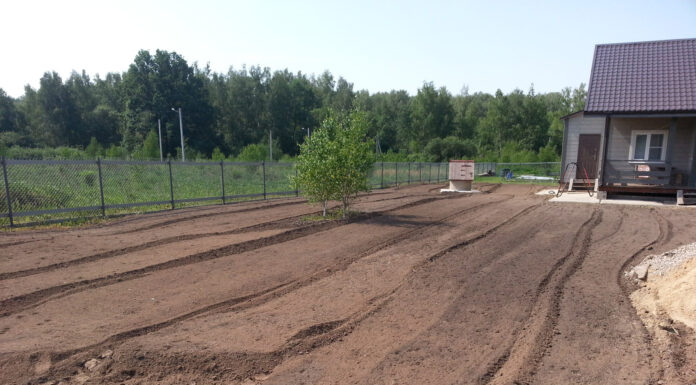 Выравнивание дачного участка