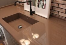 Интегрированные мойки из искусственного камня