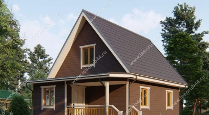 Дом из бруса с террасой: достоинства и особенности