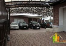 Навесы из поликарбоната: плюсы и применение