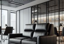 Трехместные диваны для офиса популярные виды