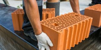 Материалы для стройки: керамический блок, брусчатка, лицевой кирпич