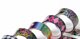 Цветной скотч: где используется данный вид материала