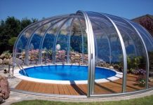 Павильон для круглого бассейна