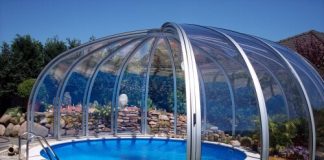 Павильон для круглого бассейна