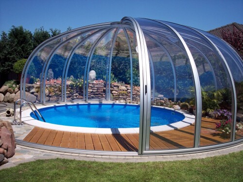 Павильон для круглого бассейна