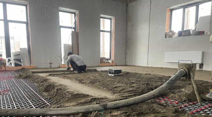 Полусухая стяжка для теплого пола: плюсы и монтаж своими руками