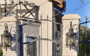 Как заказать кованые ворота с калиткой: качественное руководство