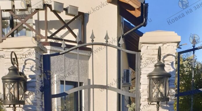 Как заказать кованые ворота с калиткой: качественное руководство