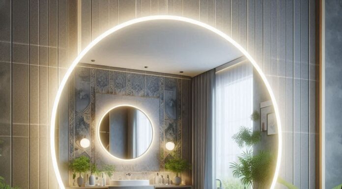 Круглые зеркала с подсветкой: Эстетика и функциональность в одном