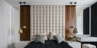 Мягкие стеновые панели в спальне – альтернатива классическому изголовью