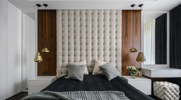 Мягкие стеновые панели в спальне – альтернатива классическому изголовью